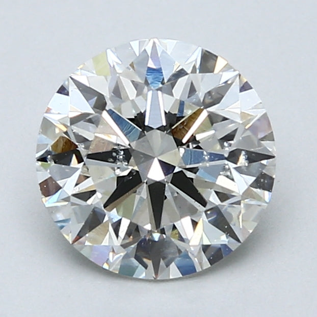 2.06ct Round, H SI2 — GIA