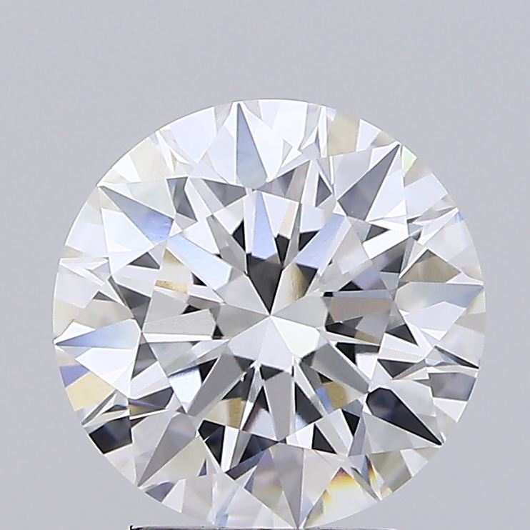 3.09ct Round, E VVS1 — IGI