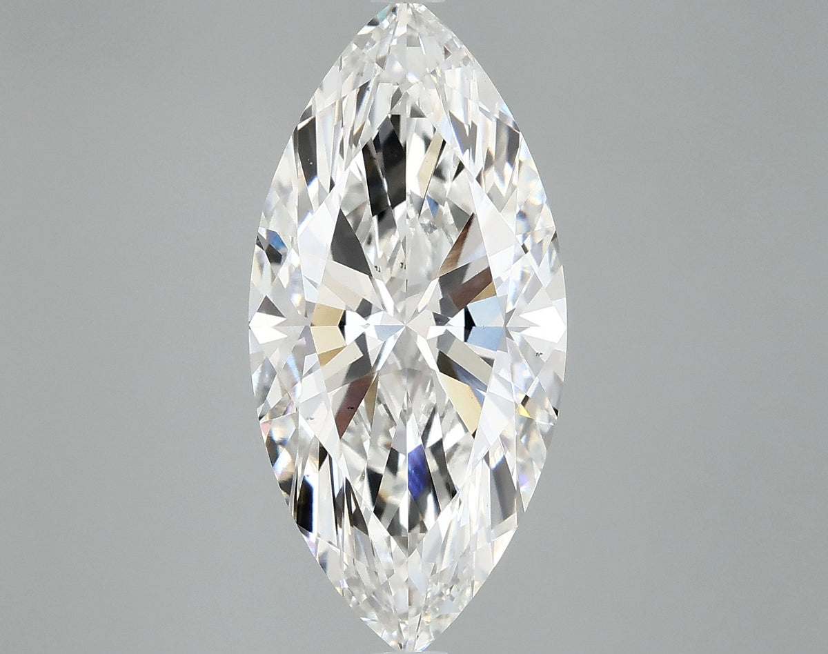 4.1ct Marquise, F VS2 — IGI