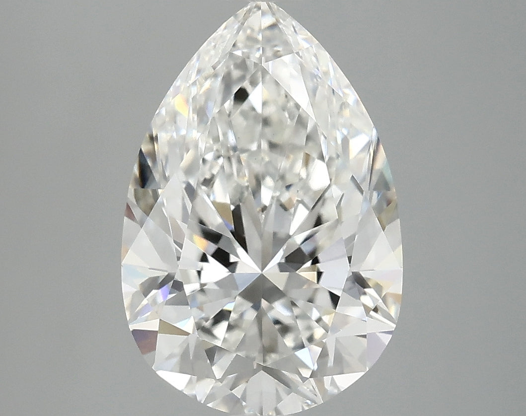 3.45ct Pear, F VS1 — IGI