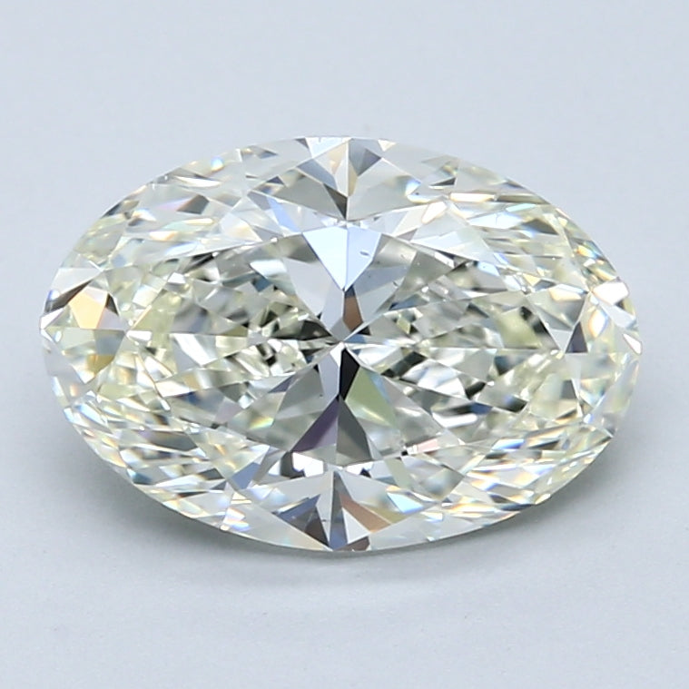 3.01ct Oval Natural Diamond — J VS2, GIA Certified