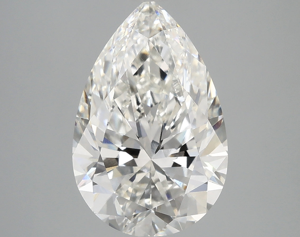 3.94ct Pear, F VVS2 — IGI