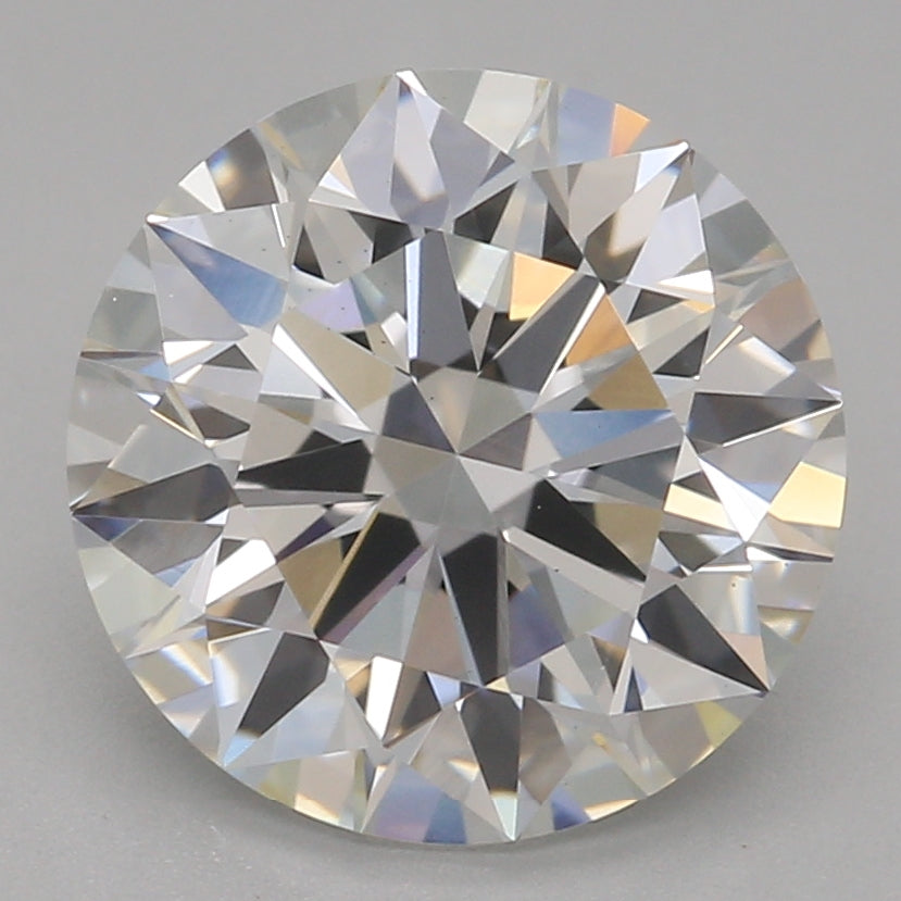 2.07ct Round, F VS1 — IGI
