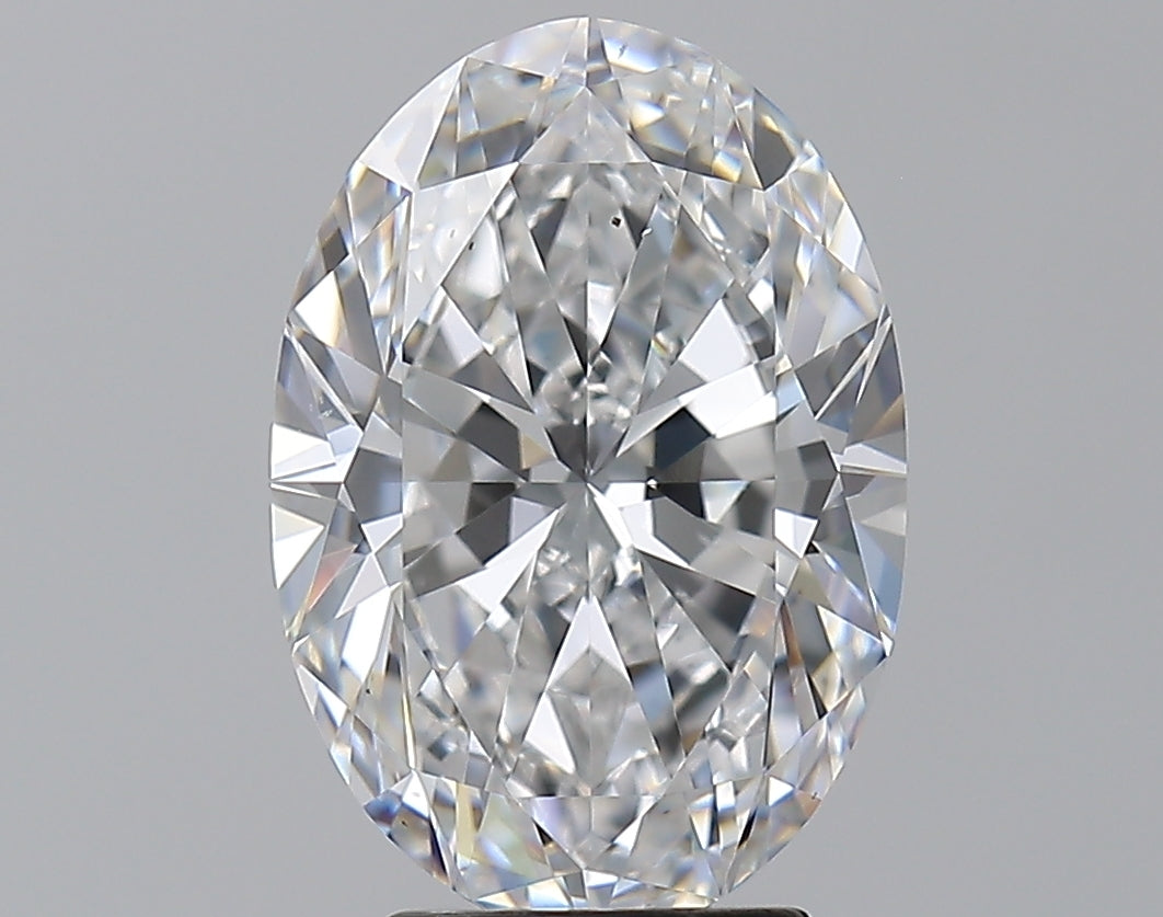 4.0ct Oval, D VS2 — GIA