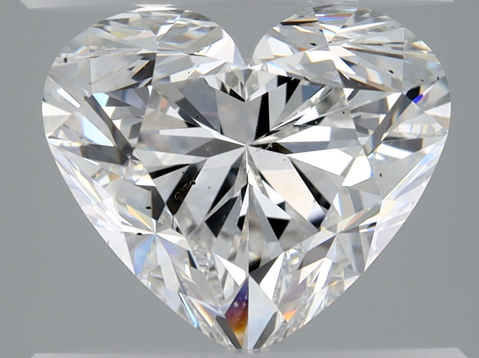 2.03ct Heart Natural Diamond — E SI1, GIA Certified