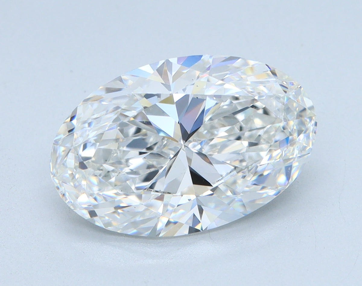 3.23ct Oval, E VS2 — IGI