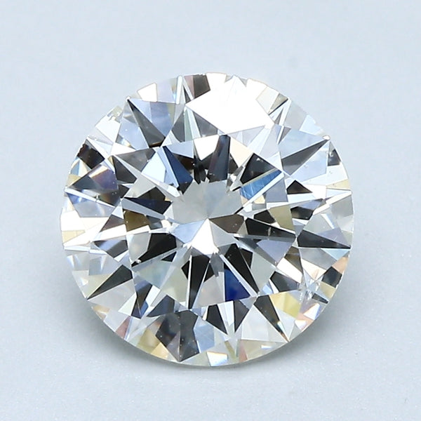 2.01ct Round Natural Diamond — H SI2, UNCERTIFIED Certified