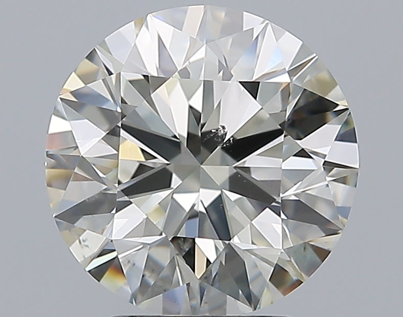 3.0ct Round, K SI1 — GIA