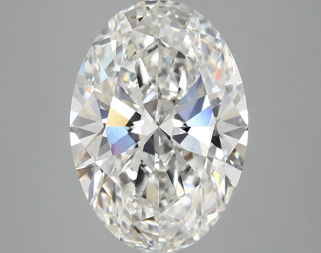 4.06ct Oval, F VS1 — IGI