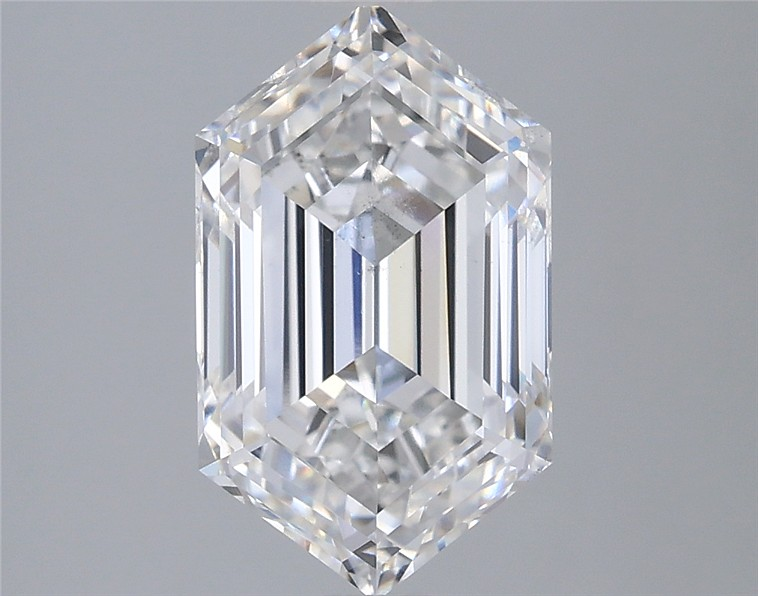 3.06ct Hexagonal, E VS2 — IGI