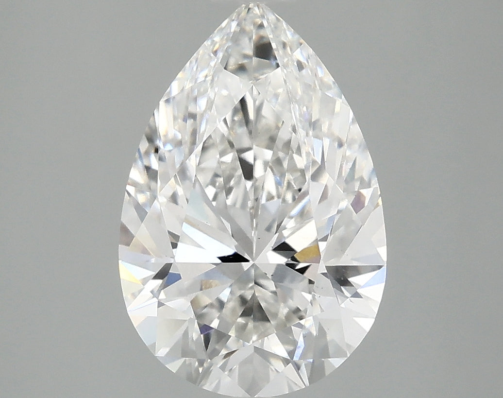 3.09ct Pear Lab-Grown Diamond — E VS2, IGI Certified