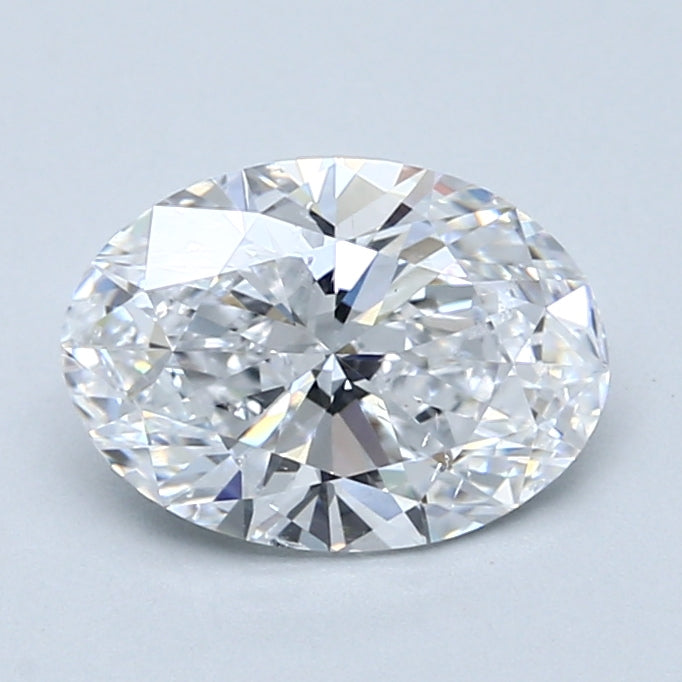 1.71ct Oval, D SI2 — GIA