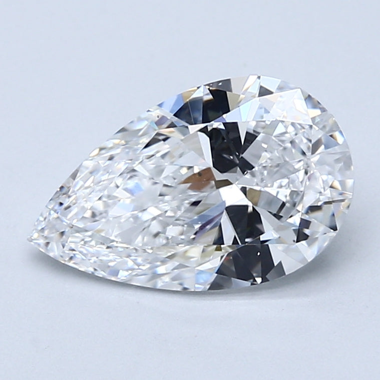 2.01ct Pear Natural Diamond — D VS2, GIA Certified