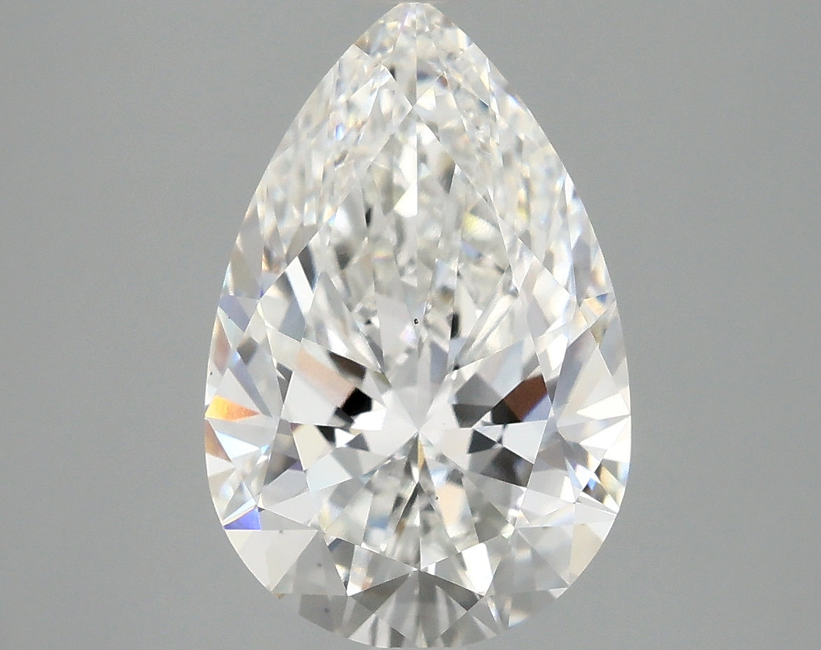 3.91ct Pear, F VS1 — IGI