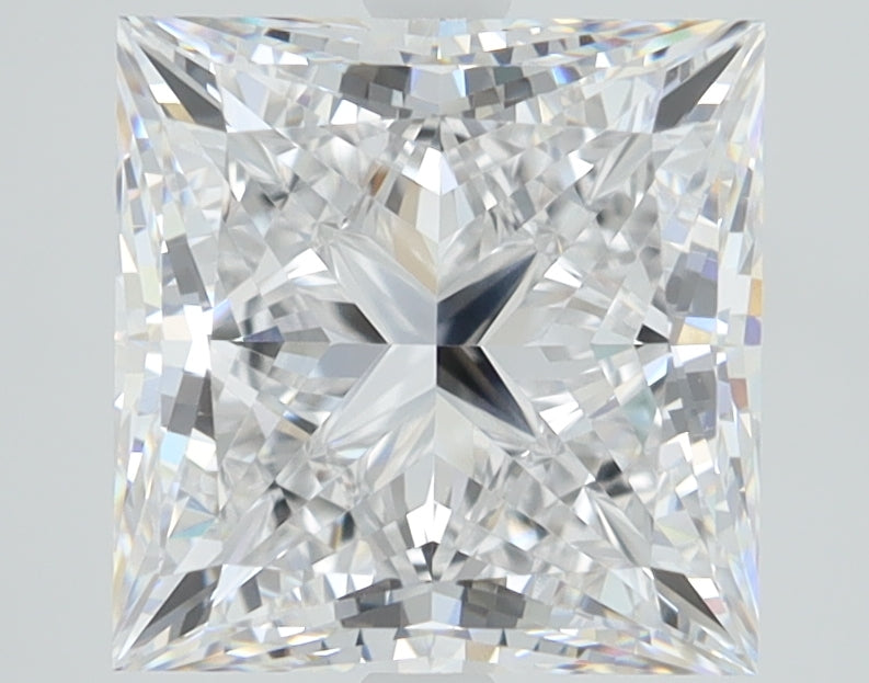 3.65ct Princess, D VVS2 — IGI