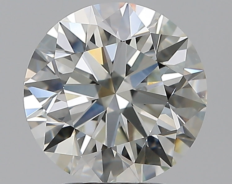 2.82ct Round Natural Diamond — J VS2, GIA Certified