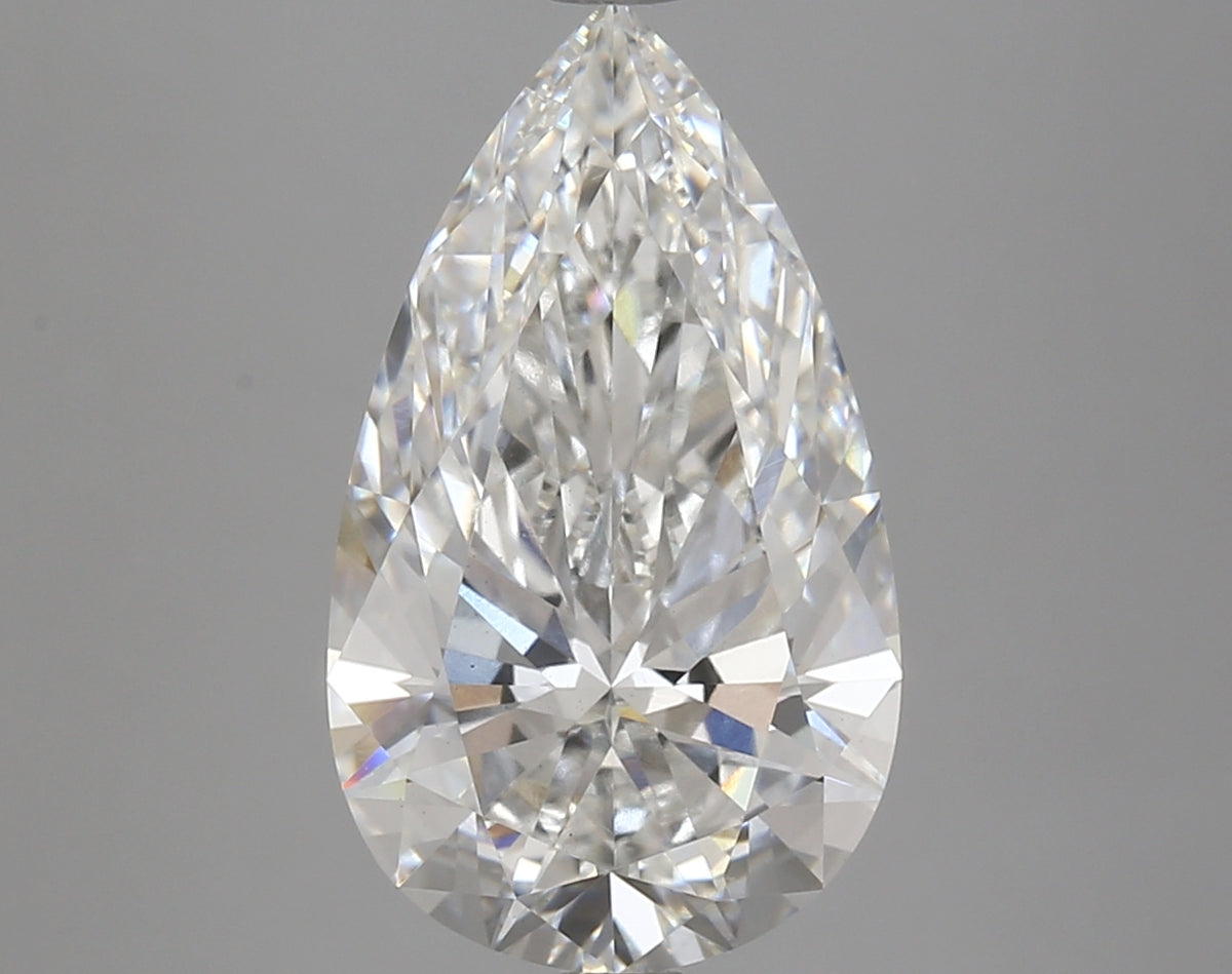 4.85ct Pear, F VS1 — IGI