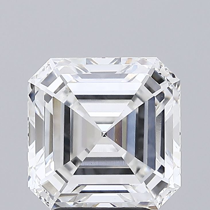 3.73ct Asscher, F VVS2 — IGI