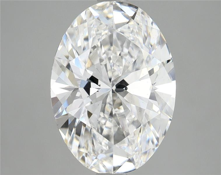 3.86ct Oval, D VS1 — IGI
