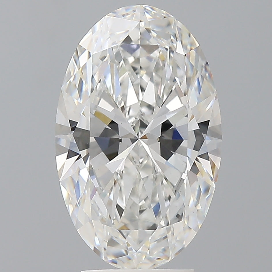 4.09ct Oval Lab-Grown Diamond — E VVS2, IGI Certified