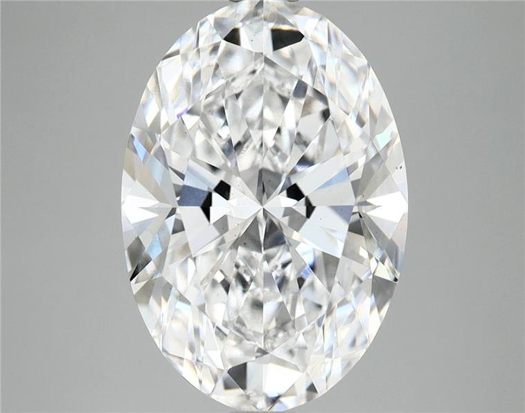 4.58ct Oval, D VS2 — IGI