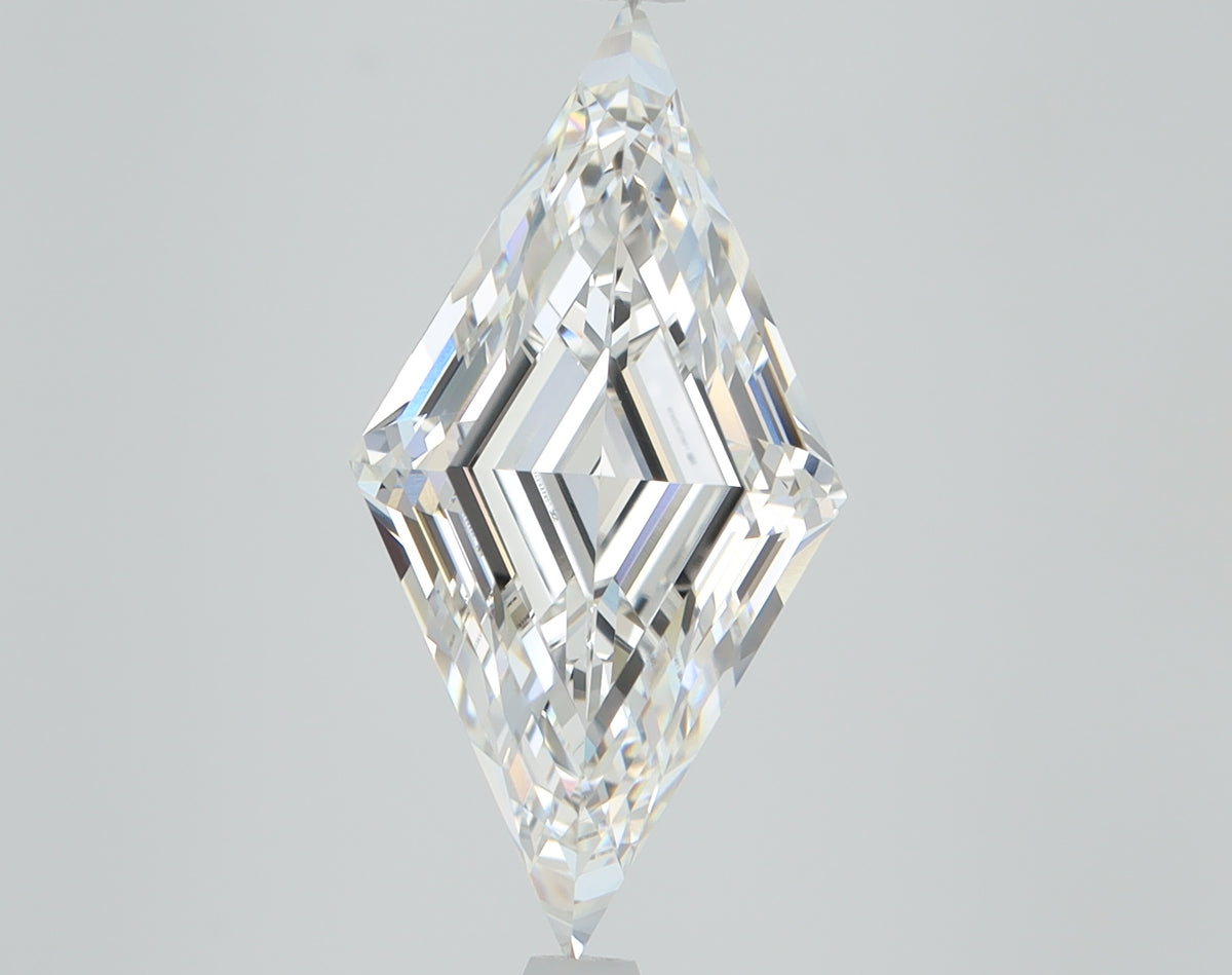 4.15ct Lozenge Step Cut Lab-Grown Diamond — F VVS2, IGI Certified