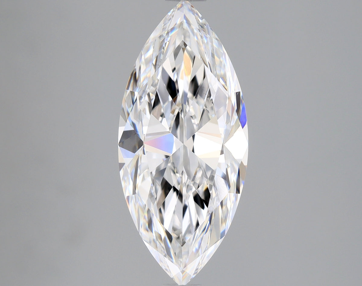 2.5ct Marquise Natural Diamond — D VS2, GIA Certified