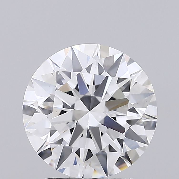 2.14ct Round, D VVS2 — IGI