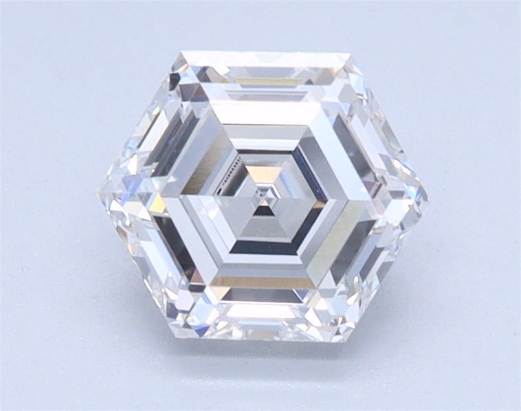 3.02ct Hexagon Step, E VVS2 — IGI
