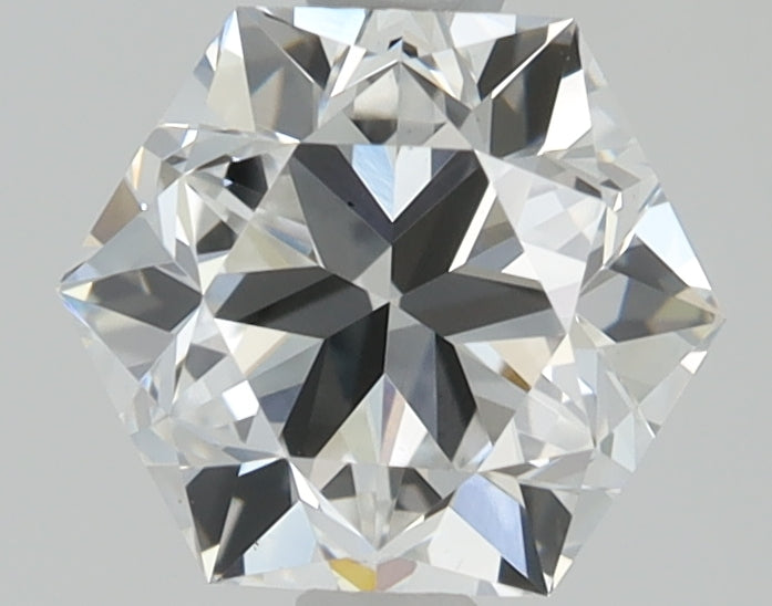 1.04ct Hexagonal, E VS1 — IGI