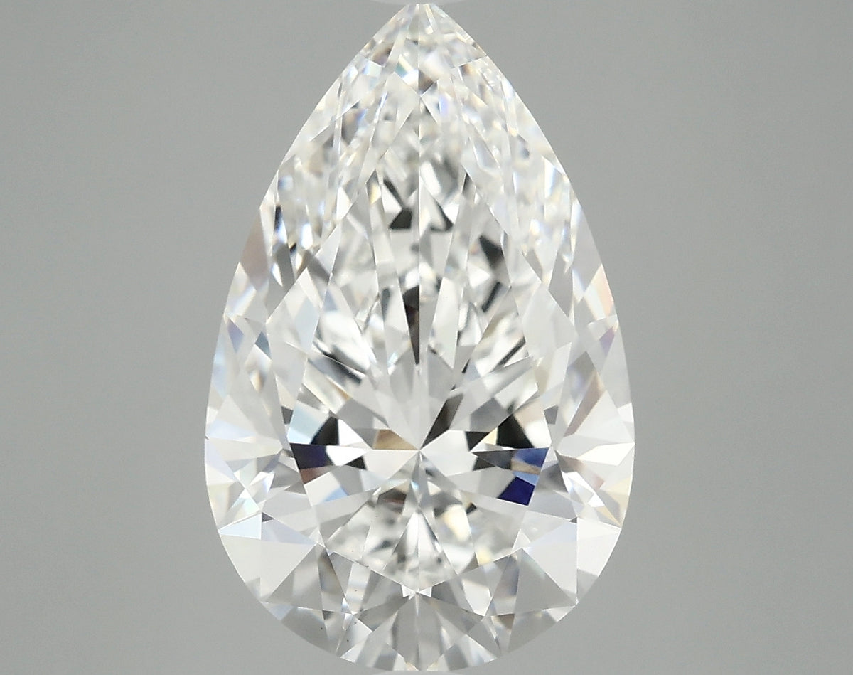 5.1ct Pear, E VS1 — IGI