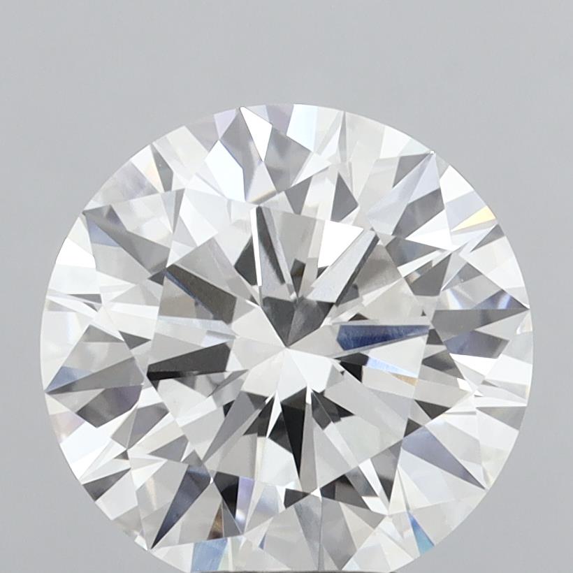 5.08ct Round, F VVS2 — IGI