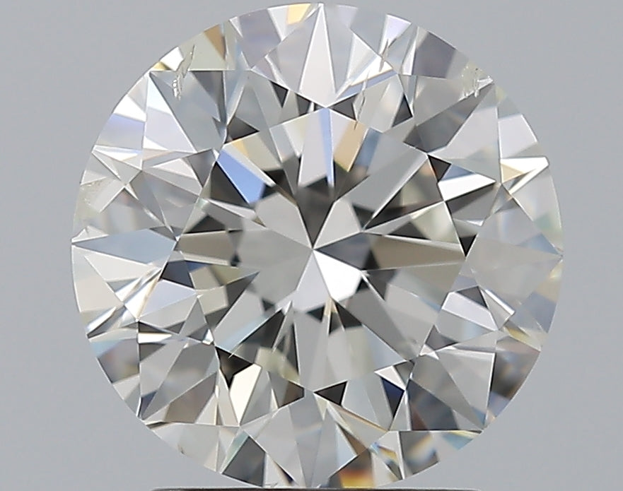 2.5ct Round Natural Diamond — I SI2, GIA Certified