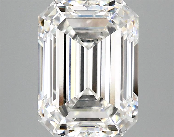 2.55ct Emerald Lab-Grown Diamond — F VVS2, IGI Certified