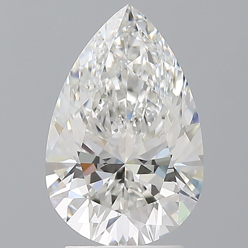 2.6ct Pear, E VS1 — IGI
