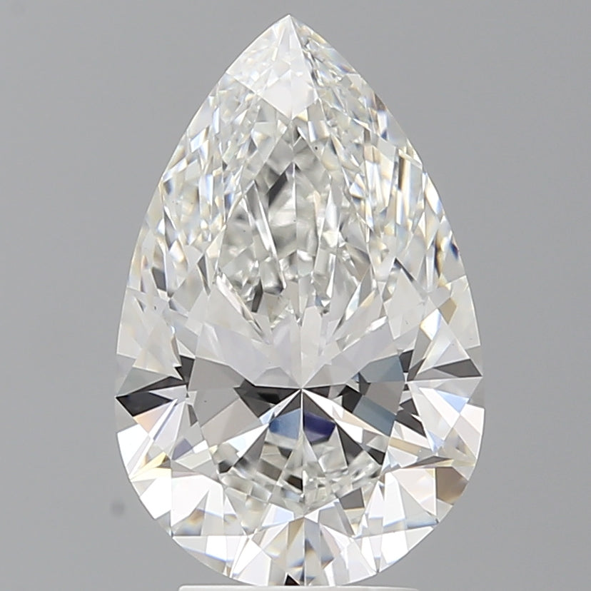 4.09ct Pear Lab-Grown Diamond — F VVS2, IGI Certified