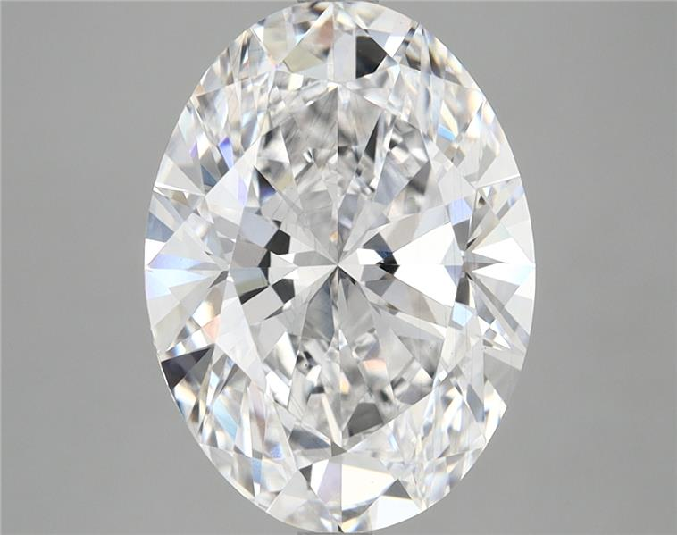 4.63ct Oval, D VS2 — IGI