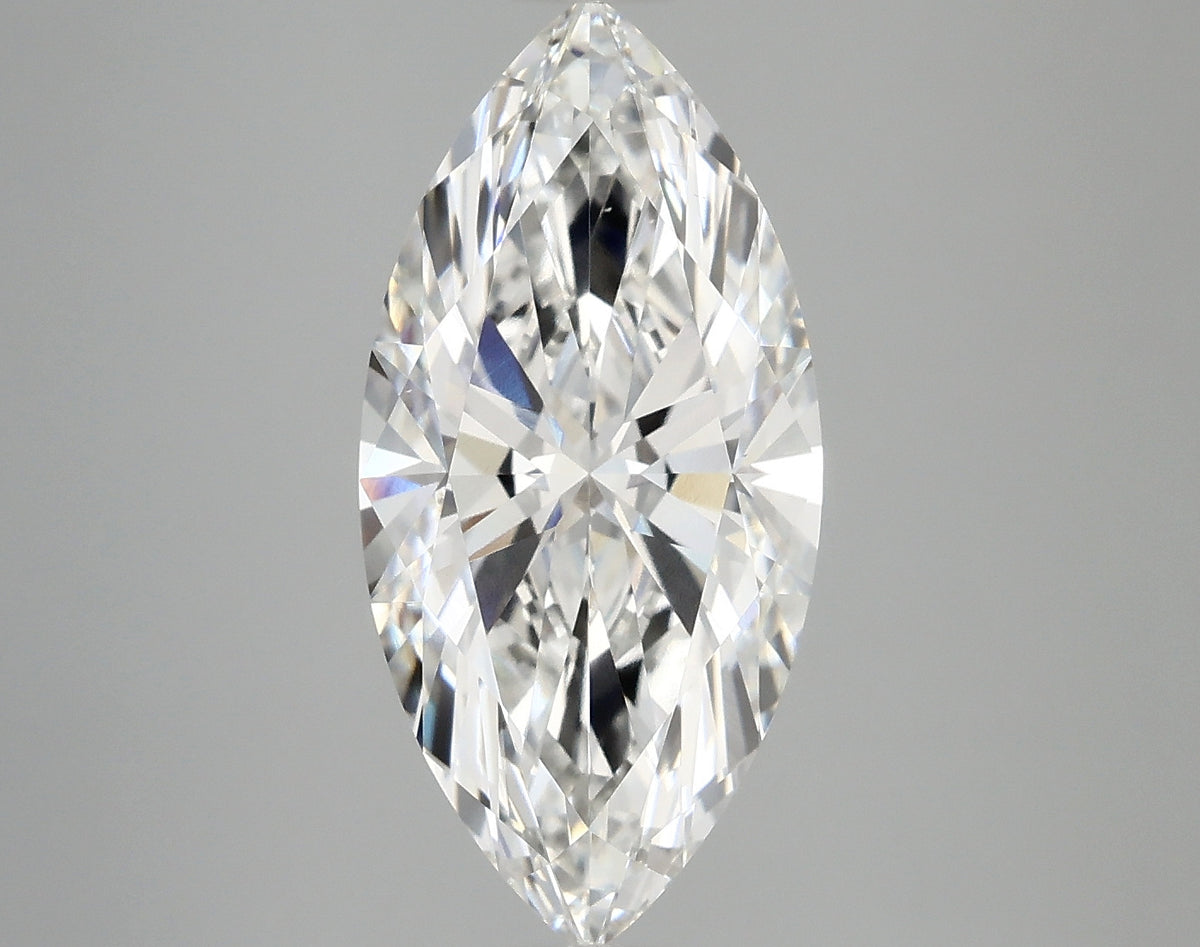 3.8ct Marquise, F VS1 — IGI