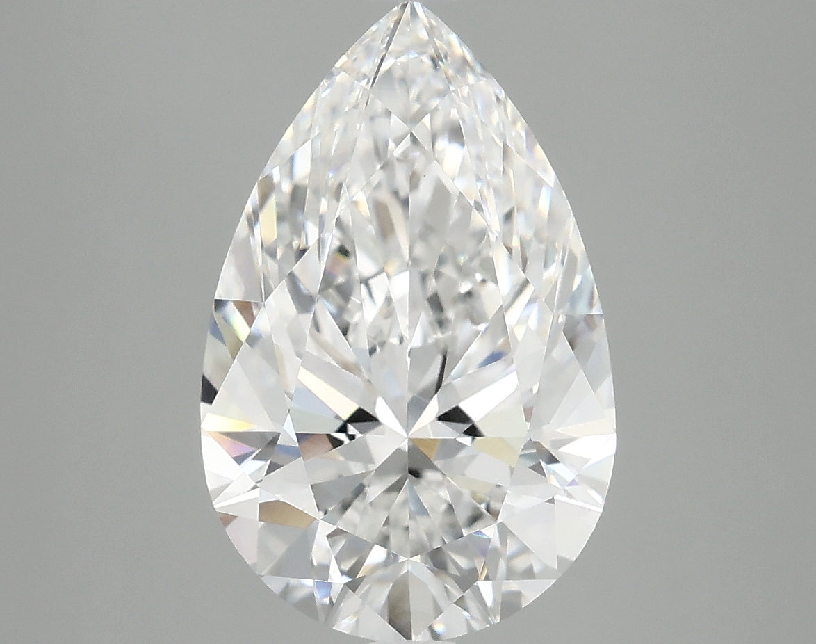 4.07ct Pear, D VVS2 — IGI