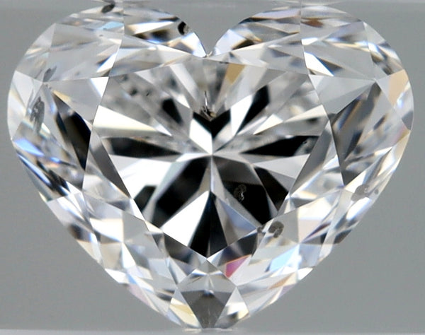 0.9ct Heart Natural Diamond — D SI2, GIA Certified