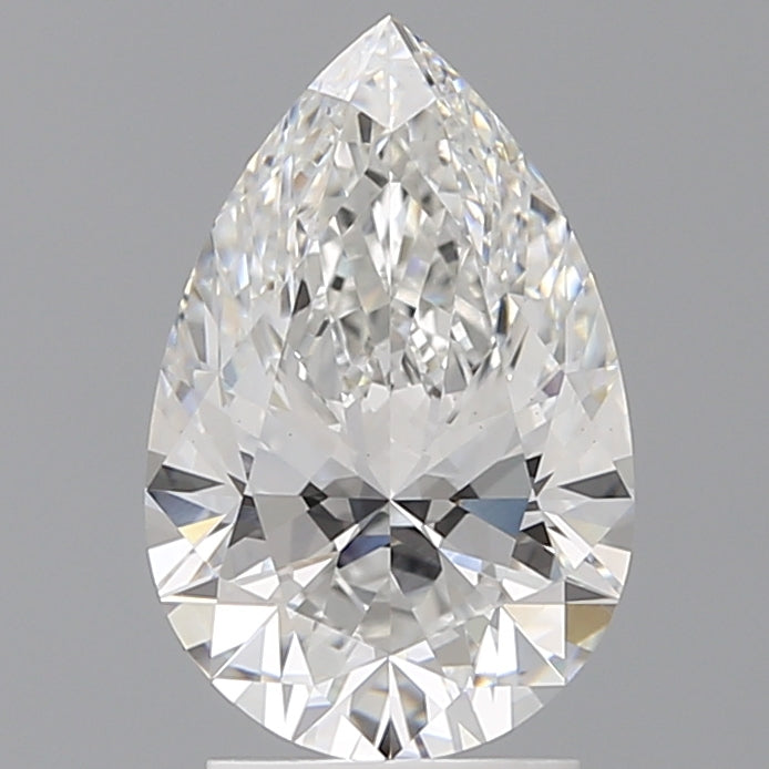 2.6ct Pear, E VS1 — IGI