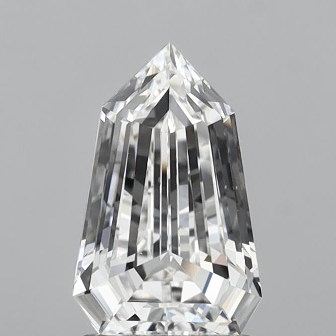1.55ct Shield, D VS1 — IGI
