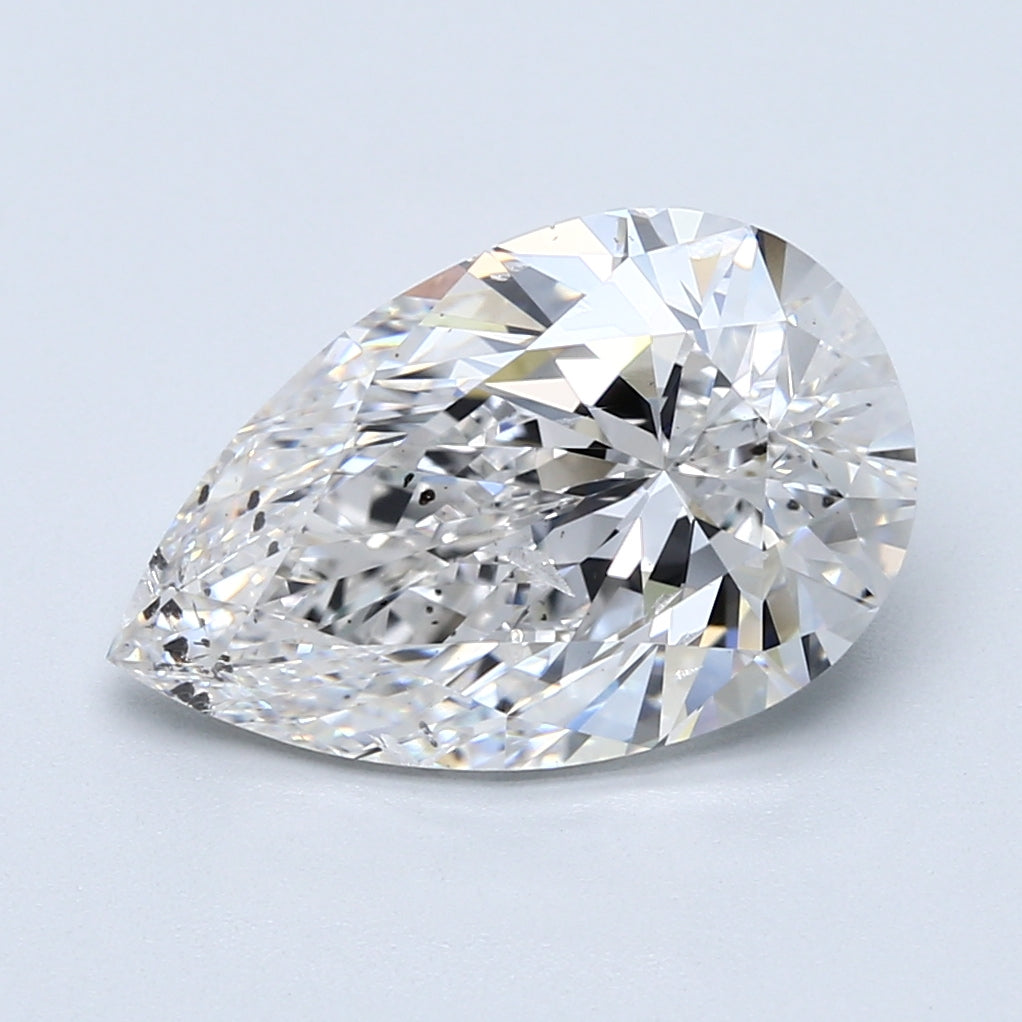 5.03ct Pear, F SI2 — GIA