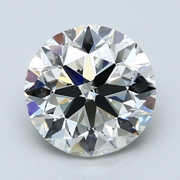 2.0ct Round Natural Diamond — J SI1, GIA Certified