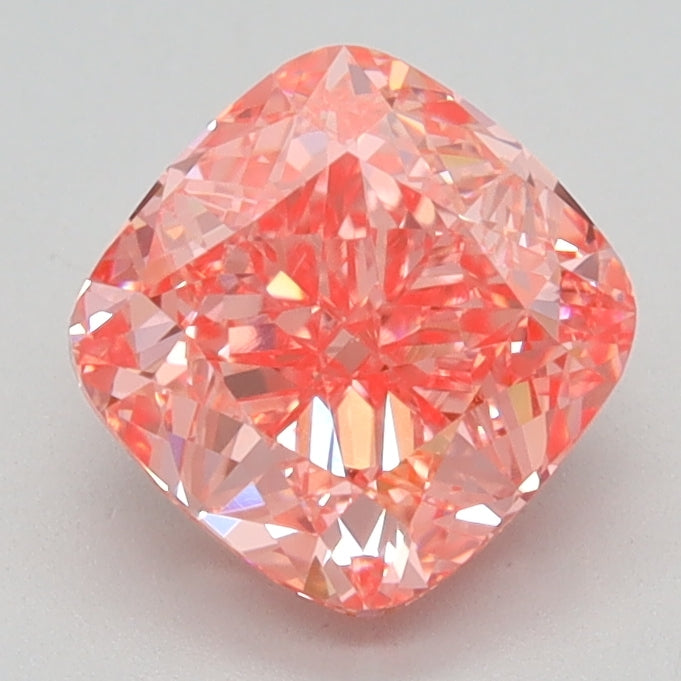 1.51ct Cushion Fancy Vivid Pink Lab-Grown Diamond — VVS2 | IGI
