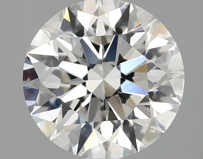 2.06ct Round, F VVS2 — IGI