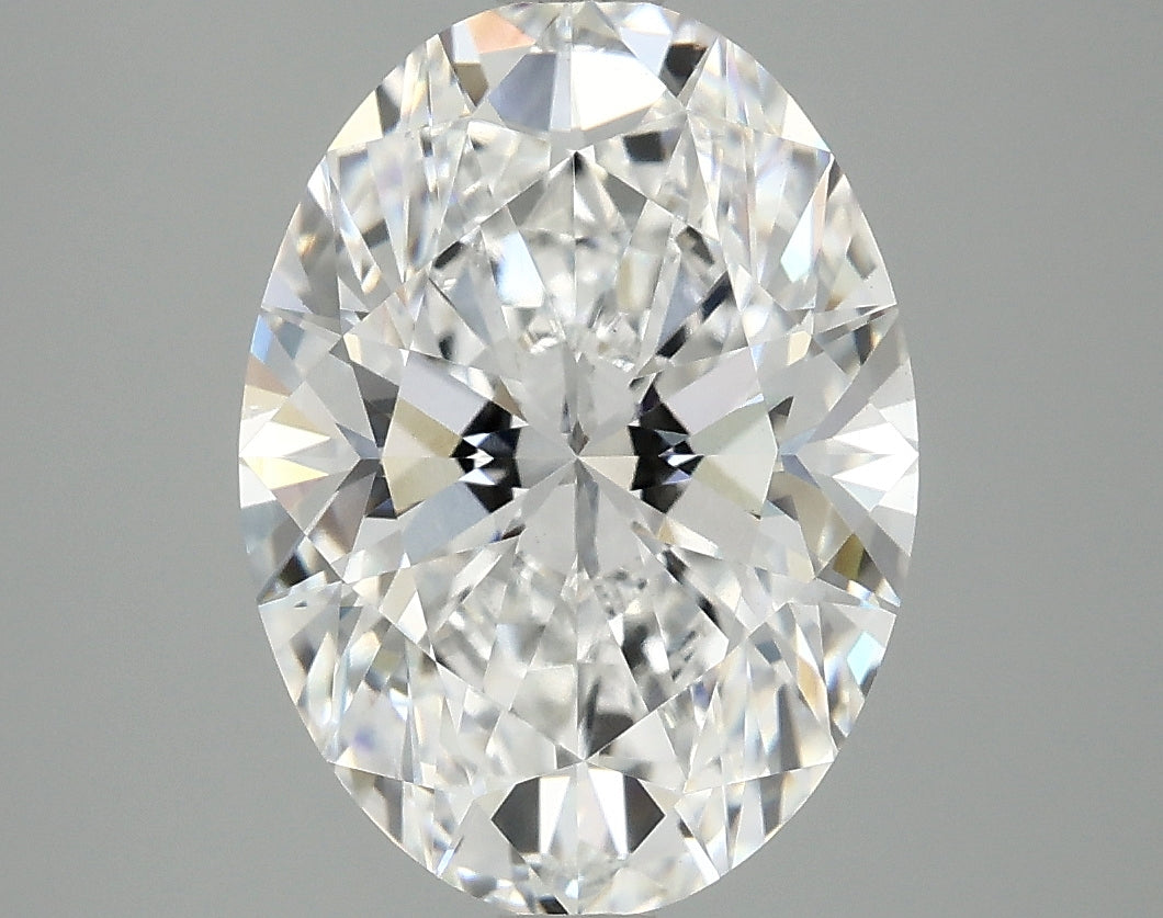 4.09ct Oval, D VS1 — IGI
