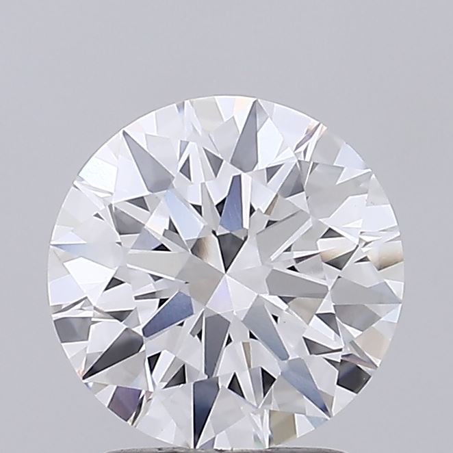 2.18ct Round, E VVS2 — IGI