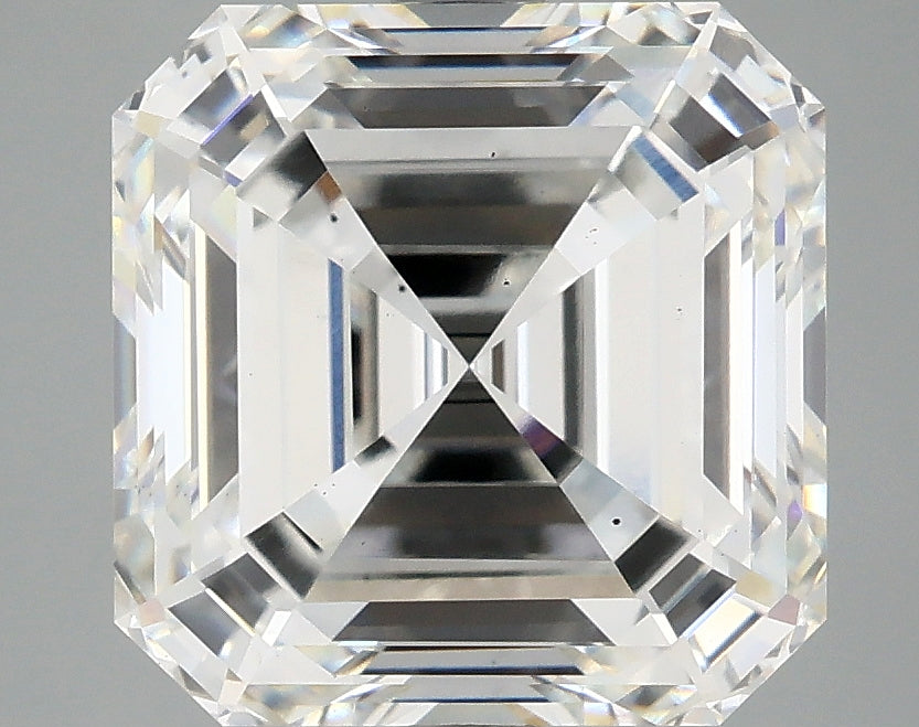 5.1ct Asscher, F VS2 — IGI
