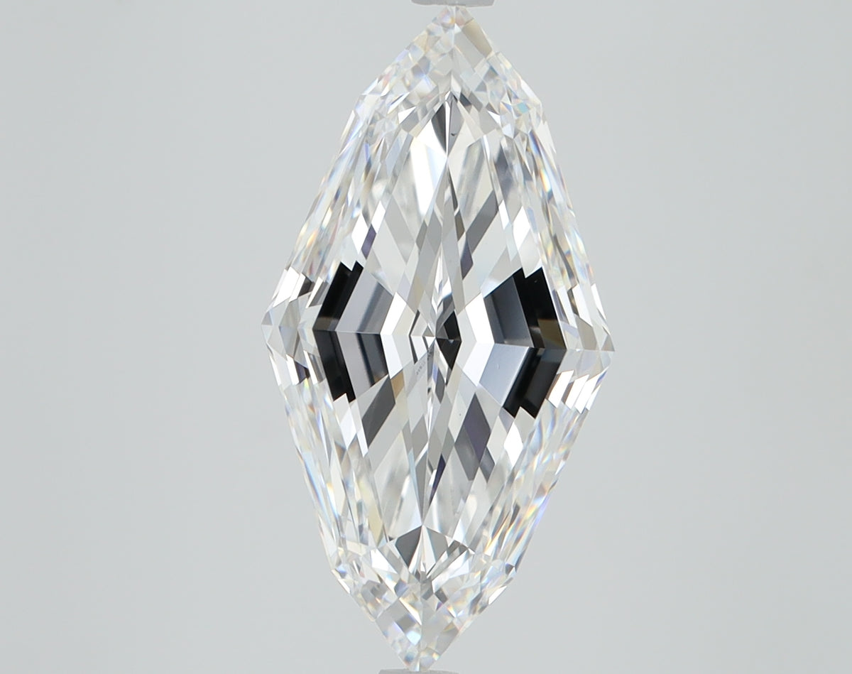 4.06ct Marquise Step, D VS1 — IGI
